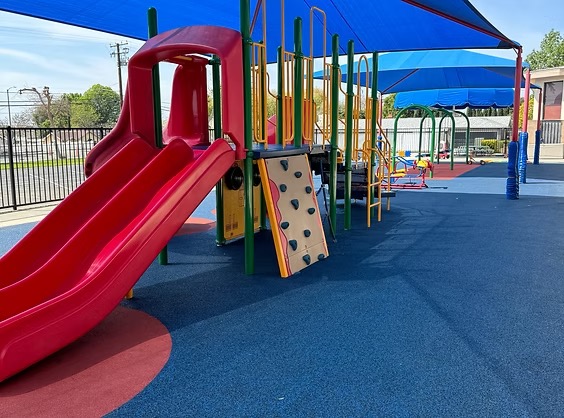 Preschool playground play