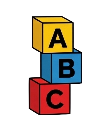 Toy blocks clip art